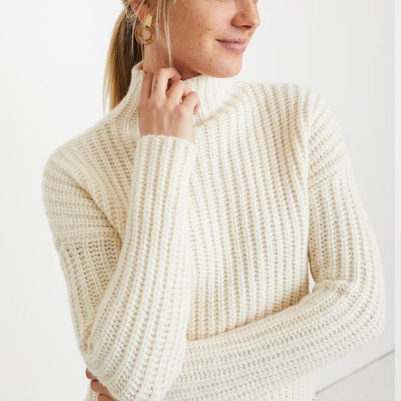 Marine Layer Brandie Funnel Neck Sweater XS - Picture 3 of 8